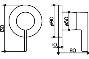 Смеситель Keuco IXMO 59551 019501 для душа - 2