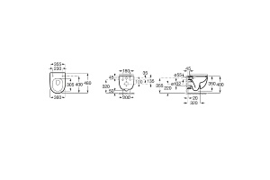 Унитаз подвесной Roca Meridian с крышкой, белый (346244000) - 3