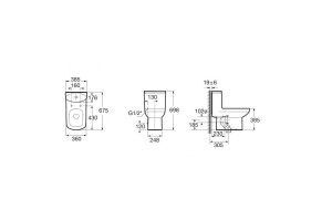 Крышка-сиденье Roca Dama Senso ZRU9302820 c микролифтом, петли хром - 2