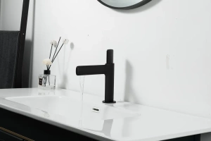 Смеситель для раковины Gappo черный матовый - 2