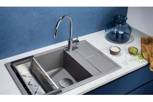 Мойка кухонная Omoikiri Sumi 78-LB платина - 3