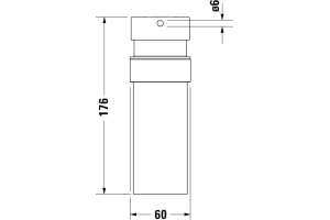 Дозатор Duravit Starck T 0099351000 хром - 2