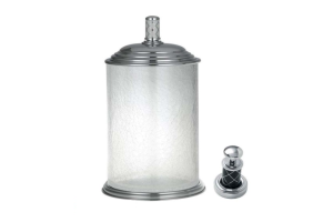 Ведро для мусора Boheme Murano хром с черным