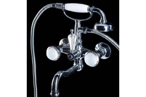 Смеситель для ванны Boheme Satine хром (273-ST)