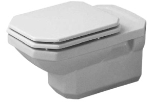 Унитаз подвесной Duravit 1930 с крышкой, белый (0182090000)