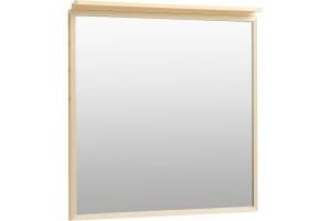 Зеркало Allen Brau Priority 80х75 с подсветкой латунь матовый - 2