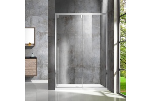 Душевая дверь в нишу Vincea Lugano VDS-1L160CL-1 160 см, профиль хром