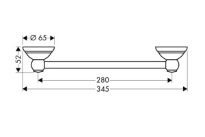 Поручень Hansgrohe Axor Carlton (41430000) - 2