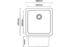 Мойка кухонная Zorg Inox Pvd SZR-4438 bronze - 2