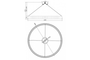Подвесной светильник Freya Tier FR5257PL-L32CH - 3
