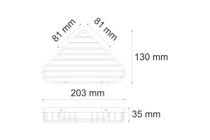 NEW K-733NICKEL Полка металлическая - 3