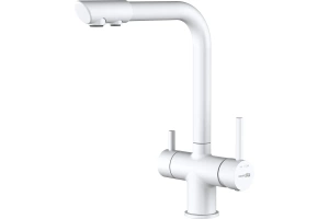 Смеситель для кухни Wasserkraft белый матовый