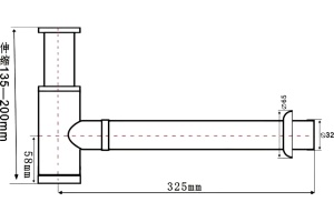 Сифон для раковины SantiLine SL-114 хром - 2