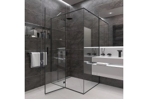 Душевой уголок Veconi Rovigo RV-073B 90x90 профиль черный (RV073B-9090-01-C4) - 2