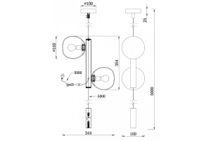 Светильник на растяжке Maytoni Erich MOD221FL-01N - 3