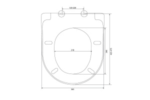 Сиденье для унитаза Berges  (015103) - 2