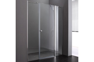 Душевая дверь Cezares Elena 130 хром стекло прозрачное