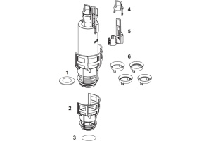 Кольцо для регулировки смыва TECE TECEprofil 9 820 337 4 шт. - 3