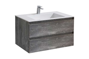 Тумба под раковину Vincea Luka 80 серое дерево