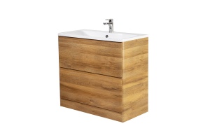 Тумба с раковиной BelBagno 100 светлое дерево - 2