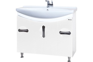 Тумба с раковиной Bellezza Лагуна 105 белая