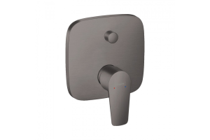 Смеситель hansgrohe Talis E для ванны, однорычажный, СМ, со встроенной защитной комбинацией, 71474340, шлифованный черный хром