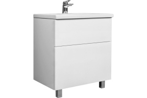 Тумба с раковиной Am.Pm Gem 75 белый глянец, с 2 ящиками - 3