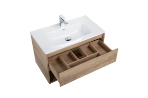 Тумба с раковиной BelBagno Kraft 80 светлое дерево - 3