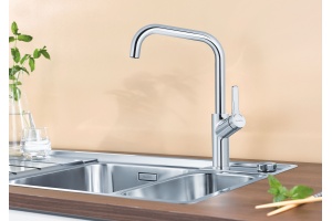 Смеситель для кухонной мойки Blanco Jurena хром (520764) - 3