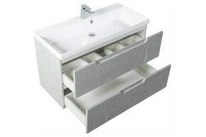 Тумба с раковиной BelBagno Vittoria 100 серый - 2