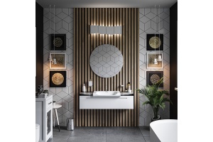 KERASAN Inka Project Раковина INKA 60x40x35,5 с 1 отверстием под смеситель,цвет белый - 2