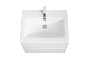 Тумба под раковину Aquaton Сохо 60 белый глянец