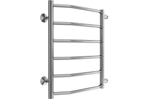Водяной полотенцесушитель Terminus Виктория П6 500x600 Хром боковое подключение - 2