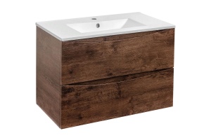 Тумба под раковину Vincea Mia 75 темное дерево