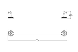 Полотенцедержатель Zorg Antic AZR 12 SL - 2