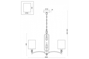 Подвесная люстра Freya Riverside FR1007PL-05N - 3