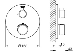 Термостат Grohe Grohtherm 24075000 для душа - 3