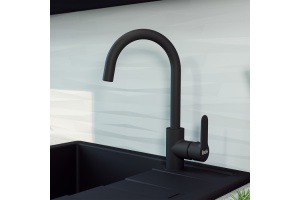 Смеситель Iddis Cuba для кухонной мойки, черный CU5BLJ0i05 - 2