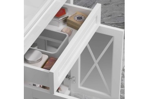 Тумба под раковину Opadiris Палермо 70 белая матовый - 3