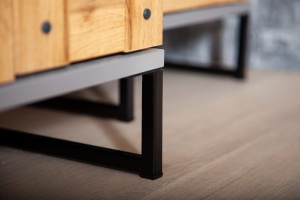 Шкаф-пенал Бриклаер Лофт с бельевой корзиной - 3