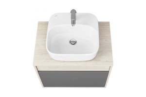 Тумба с раковиной Aquaton Лофт Урбан 80 светлое дерево-серый - 2