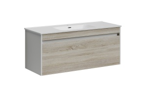 Тумба под раковину подвесная Sancos Smart 120 белая