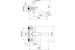 Смеситель IDDIS Joker универсальный JOKSB00i10WA  - 3
