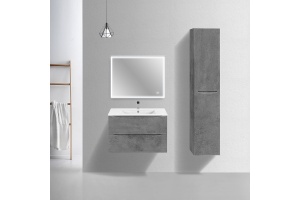 Тумба под раковину Vincea Mia Slim 80 серая - 2