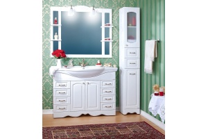 Зеркало Бриклаер Анна 120 белое - 2