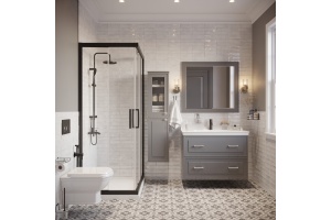 Шкаф-пенал STWORKI Хадстен L, серый - 2