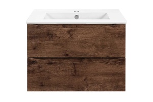 Тумба под раковину Vincea Mia Slim 60 темное дерево