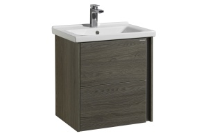 Тумба под раковину Aquaton Стоун 60 темное дерево - 2