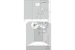 Термостат Hansgrohe RainSelect 15356000 для душа - 3