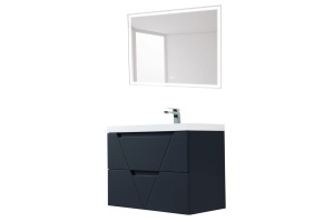 Комплект мебели BelBagno Vittoria 70 черный матовый